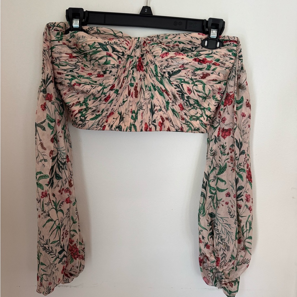 Amur Floral Off-Shoulder Top